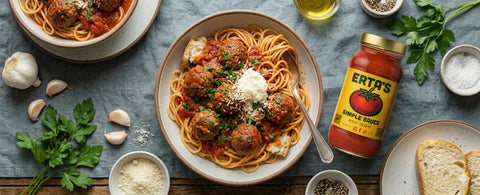 Erta's Spaghetti and Meatballs